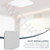 FG701S Universal Bathroom Exhaust Upgrade Grille Cover for Broan-NuTone, Included