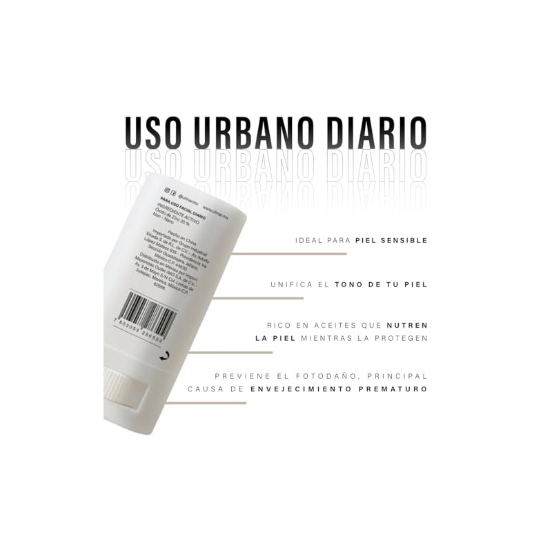 Ulmar Protector Solar Facial Mineral en Barra FPS30 UVA +