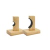 Shiwaki Baseball Bat Rack Bamboo Wood Baseball Rack Hanging Baseball