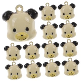 SUPVOX 5sets Dog Collar Bell Metal Bell Pet Accessory Small Brass Bells Pet Necklace Bright Sound Sturdy 10pcs*5