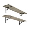 DINZI LVJ Long Wall Shelves, 39.4 Inch Large Floating Shelves
