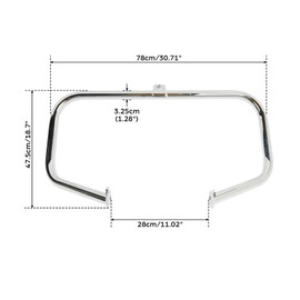 TCMT Engine Guard Highway Crash Bar Fits For Harley Touring Electra Glide FLHT HD Road King Road Glide Street Glide Ultra Classic1997-2008