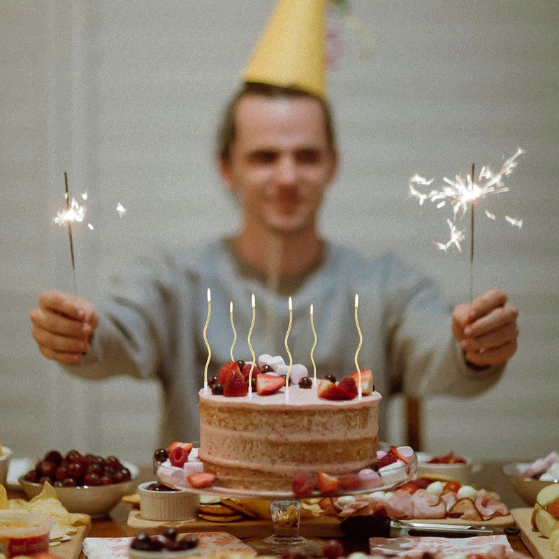 LUTER Birthday Candles Cupcake Candles for Birthday Wedding Party Decoration