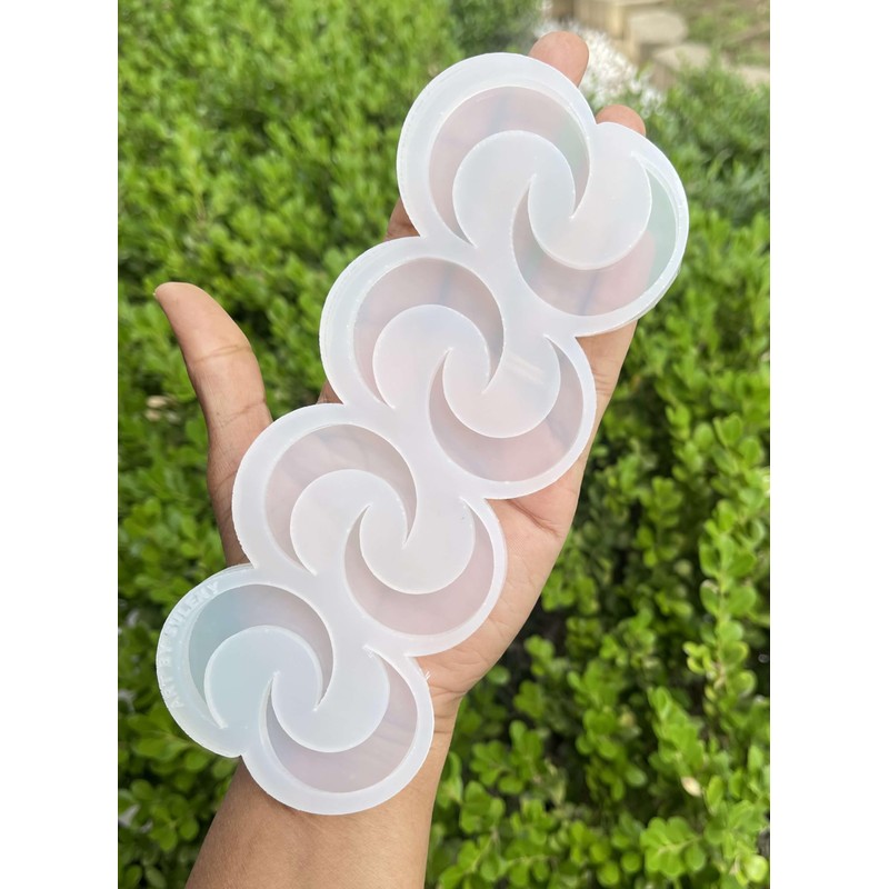 Extended Zodiac Moon Lunar Sway Silicone Mold Flexible Fondant Food