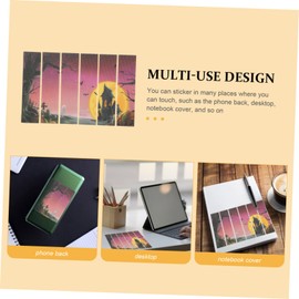 Operitacx 120 Blatt Angst Aufkleber Sensorische Klebestreifen Druckstreifenaufkleber Ruhige Strukturierte Streifen Akupressur Ringe Aufkleber Für Erwachsene Beruhigende Streifen Pvea