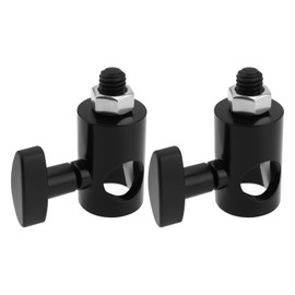 ECSiNG 2 x 3/8 Inch DSLR Quick Conversion Adapter for Photographic Light Stand Swivel Heads Flash Cameras 5/8 Inch to 3/8 Inch Photo Equipment