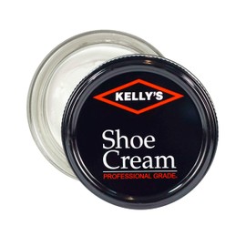 Kelly's White Shoe Polish 1.5 oz - Professional Leather Shoe Cream
