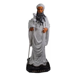 Imagen De Resina Obatala Santo Cubano -78 Cm Ritualizado