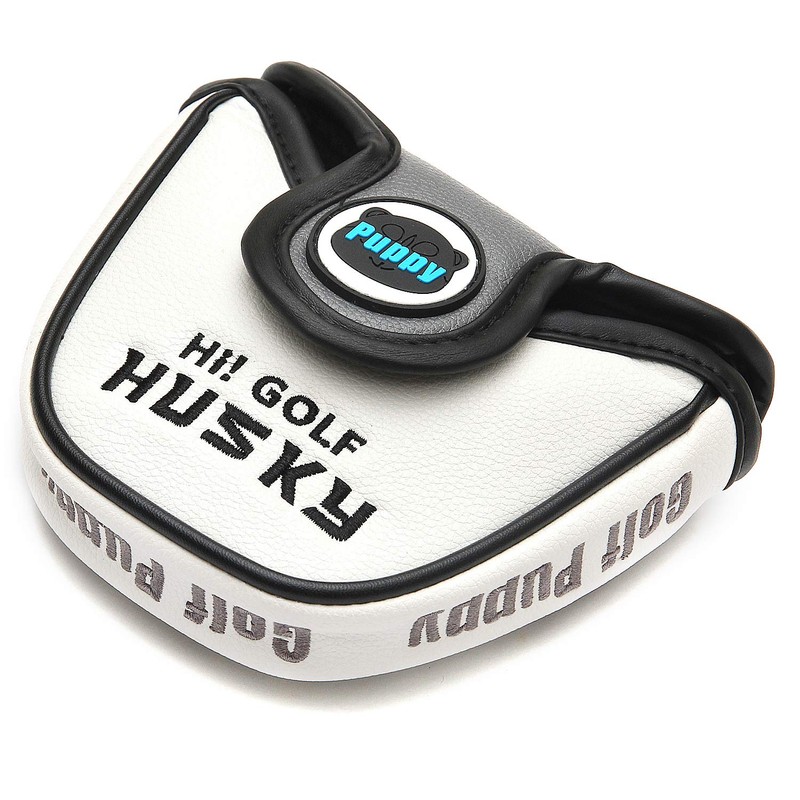 SHABIER Golf Putter Headcover PU Leather Dustproof Lovely Husky Animal