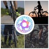 Mountain Bike TitaniumPlated Cooling Disc Brake Rotor 6 Nails Cycling