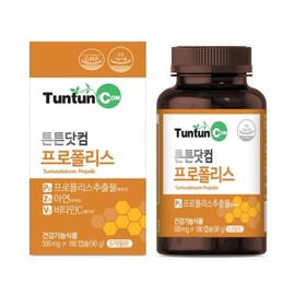 Teunteun.com 프로폴리스 (6개월분) 플라보노이드 20mg 함유 / 건강기능식품 Propolis (6-Month Supply) Containing 20mg Flavonoids / Health Functional Food
