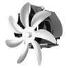 Fireplace Fan, Heat Powered Fan Strong Airflow 7 Blade Aluminum