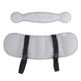 Reposacabezas para Asiento de Automóvil Niños, Soporte Cuello Ajustable con Banda de Alivio, Correa para Cabeza y Cuello en Cochecito, Soporte para Cabeza del Coche Ajustable