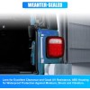 Unbranded 7" Inch LED Headlights + Smoke Tail Lights Combo