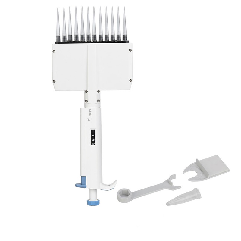 12-Channel 50-300μl L Adjustable Mechanical Pipette Vraiable Volume Manual Pipettor