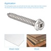 sourcing map Phillips Hex Washer Self Tapping Screws, M5 x