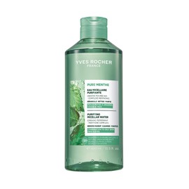 YVES ROCHER - Agua Micelar Purificante Pure Menthe, Para Piel Mixta a Grasa, Elimina las impurezas y maquillaje, Fórmula Vegana, 400 ml