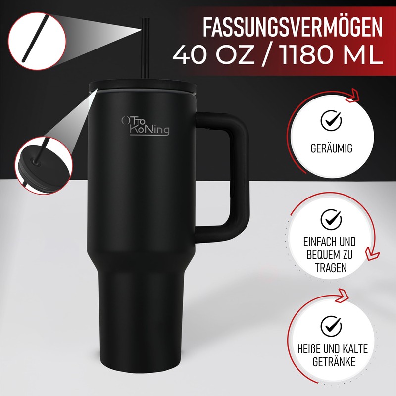 Vaso 40oz (Schwarz)