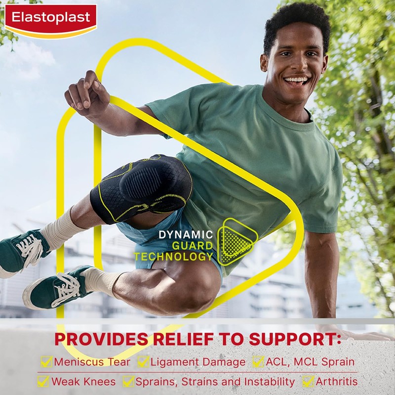 Elastoplast Advanced Performance Knee Support, Knee Brace for Meniscus Tear,