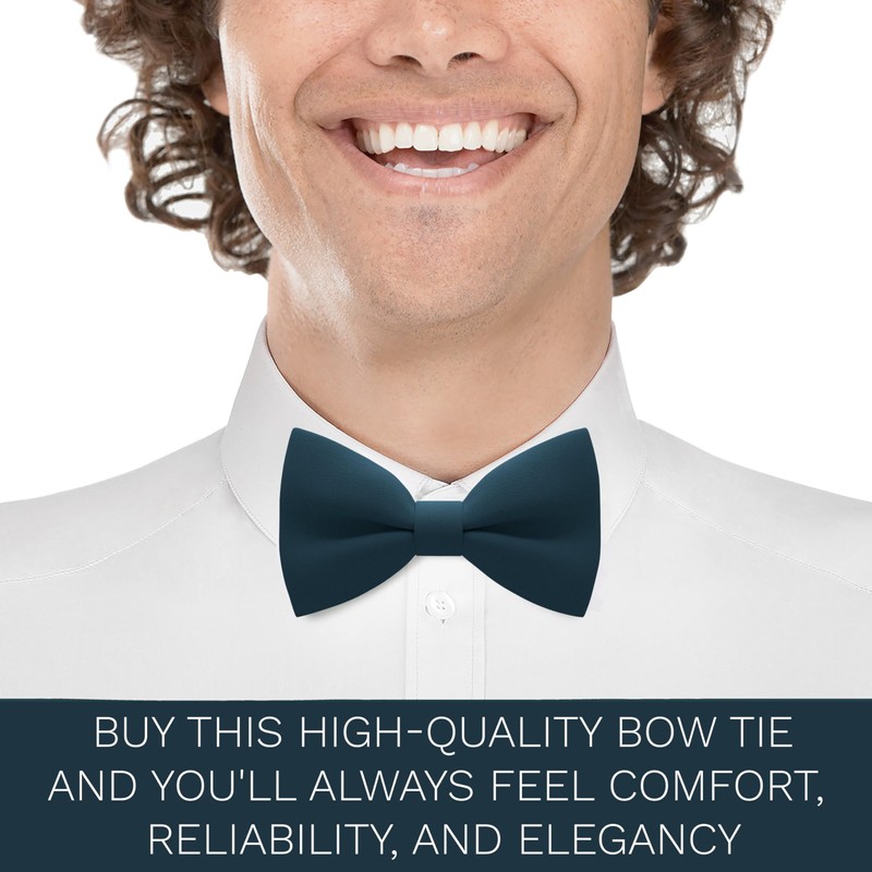 Bow Tie House Boys Pre-Tied Soft Crape Bow Tie for