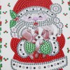 DIY Christmas Santa Claus Pattern Diamond Painting Notebook Kits Decoration