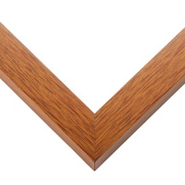 13x48 Frame Honey Pecan Brown Solid Wood Picture Frame | 0.75 Inch Moulding Width | 0.5 Inch Rabbet Depth | Includes UV Acrylic Plexiglass, Acid Free Foam Backing Board and Hanging Hardware