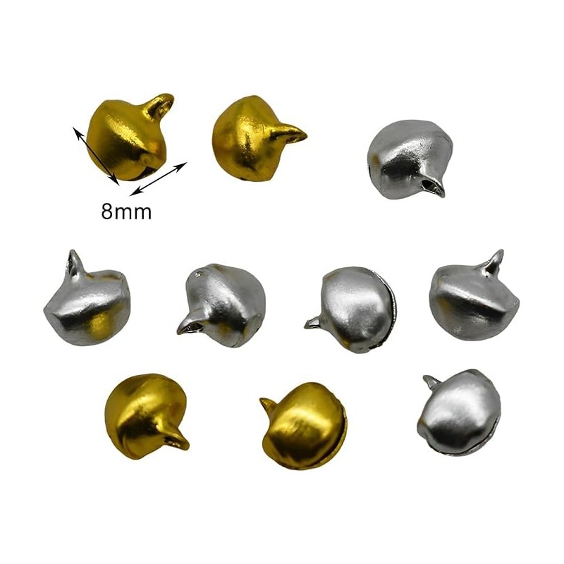 300 Pcs Mini Tin Bell Christmas Bell Small Bell Decorative