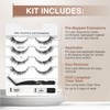 Ardell Pre-Mapped Eyelash Extensions Kit - False Lashes Cat Eye,