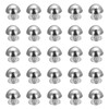 sourcing map 25 Pcs Round Studs Rivets, 10mm Metal Spikes