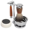 Safety Men Grooming Set Trimming Soap Stand Bowl Beard Brush