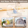 3-in-1 Multifunctional Hanging Bird Bath - Perfect Bathhouse for Small