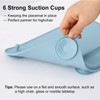 2 Pack Baby Silicone Mat, with Suction Base and 8