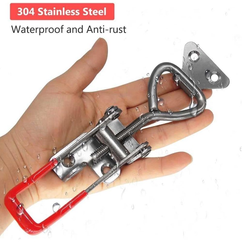 4003 Toggle Latch Clamp, 304 Stainless Steel Adjustable Toggle Latches