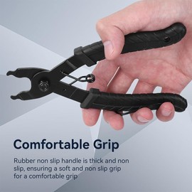 KUMSODE 1 Piece Pliers Chain Tools, Tool Chain Lock Link Pliers Chain Pliers Missing Link 2 in 1 Opener Closer Pliers / Bike Chain Tool Compatible with All Speed Chains Repair