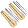 Set of 2 Sewing Tamer Hand Sewing Tool Leather Awl