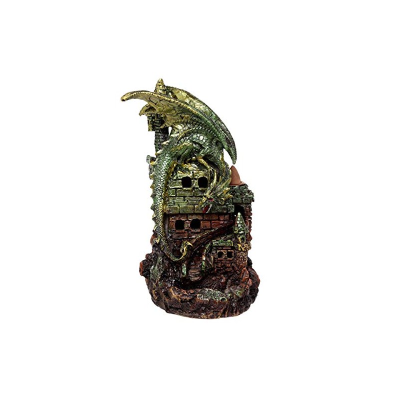 Puckator Dragon Castle LED Backflow Incense Burner - Home Zen