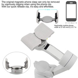 2pcs Magnetic Phone Clip Smartphone Clamp Holder Replacement Repair Accessory for DJI OM4