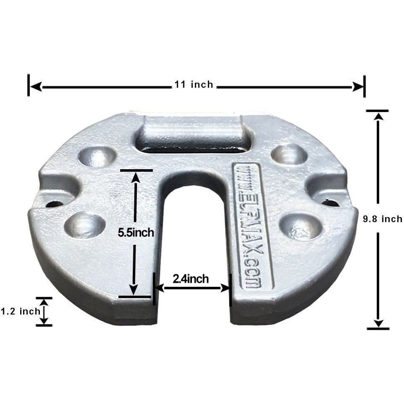 Eurmax USA Canopy Weights Cast Iron Weight for Pop up