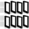 8 Pcs Single Gang Receptacle Outlet Box Extenders-Electrical Power Outlet