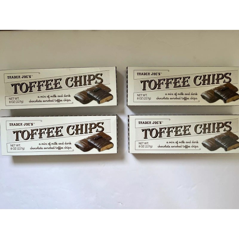 Trader Joe's 4 Packs Trader Joe's Toffee Chips Mix of