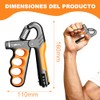 Ejercitador manual mecánico naranja para contar manos 1 unidad