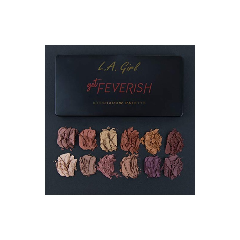 L.A. Girl Fanatic Eyeshadow Palette, Get Feverish, 1 oz