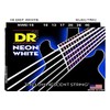 DR Strings NWE-10 Hi-Def Neon White Electric Medium