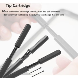 VOVIPO Stylus Pen for Remarkable 2 with 4096 Sensitivity, Palm Rejection, Compatible with Remarkable/Scribe/Galaxy Tablet, 2pcs Pen Tips
