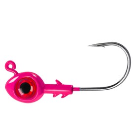 Odoor Fan 10 Pack Fishing Jig Heads, Saltwater Swimbait Jig Heads for Bass Fishing, Trout Jigs for Plastic Bait Fishing Freshwater 1/2oz Pink