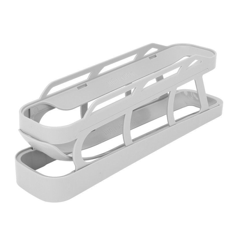 Rolling Egg Dispenser 2 Tier Space Saving Automatic Roll Down
