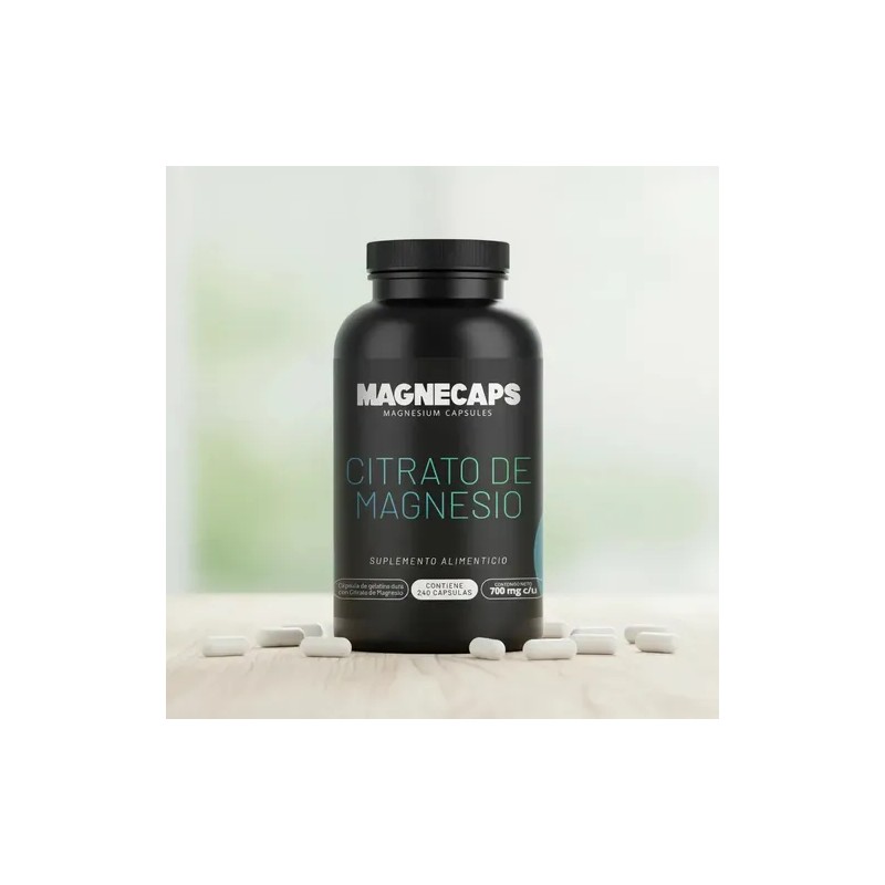 Citrato Magnesio Alta Absorción 240 Cápsulas Sabor