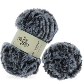 Yarn Bee Super Bulky Yarn for Crocheting & Knitting – Soft Yarn Skein – 62 Yards of 100% Polyester Yarn for Crocheting Blankets, Hats, & More – DIY Handcrafting Accessories
