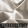 Pamposh Satin Stripe Double Duvet Set - Premium Hotel Quality