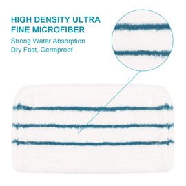 4 PCS Replacement Pads Accessories Compatible with Black+Decker Steam Mop SM1600, SM1610, SM1620, HSM13E1, HSMC1300FX, HSMC1321, HSMC1321APB, HSMC1361SGP, BDH1855SM, BDH1760SM, SMP20 Mop Pads